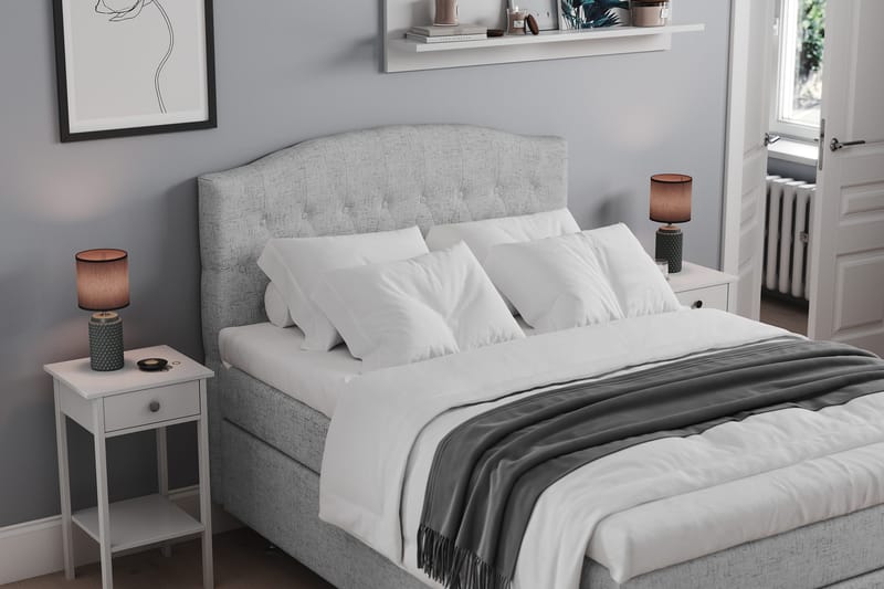 Belda Sängpaket 120x200 Fast - Ljusgrå - Products - Möbler - Säng - Enkelsäng