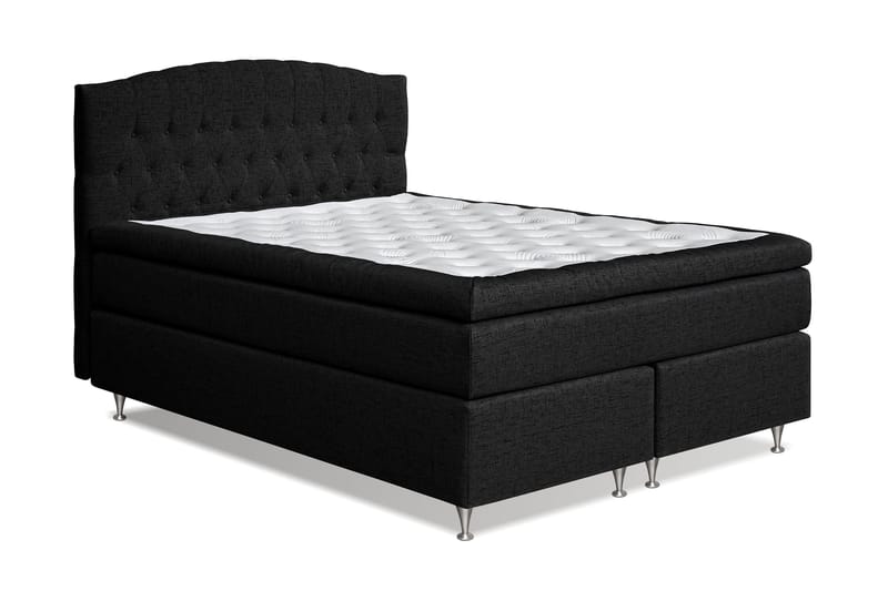 Belda Sängpaket 160x200 Fast - Svart - Products - Möbler - Säng - Kontinentalsäng