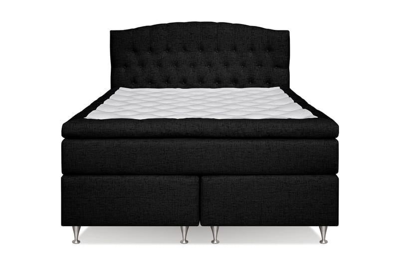 Belda Sängpaket 160x200 Fast - Svart - Products - Möbler - Säng - Kontinentalsäng