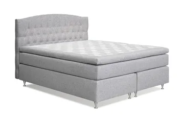 Belda Sängpaket 160x200 Fast/Medium - Ljusgrå - Products - Möbler - Säng - Kontinentalsäng