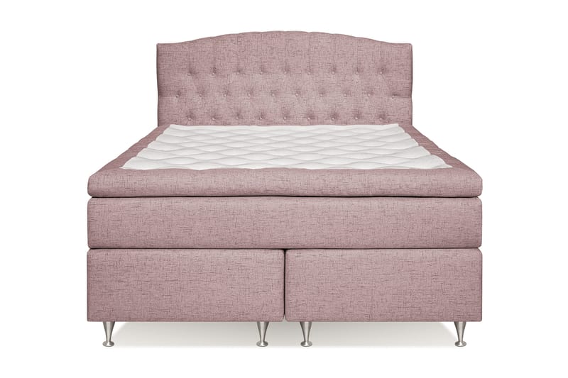 Belda Sängpaket 160x200 Fast/Medium - Rosa - Products - Möbler - Säng - Kontinentalsäng