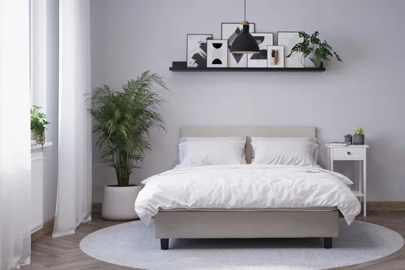 Billingen Komplett Sängpaket 90x200 cm - Beige - Products - Möbler - Säng - Enkelsäng