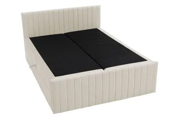 Calrosor Sängpaket Kontinentalsäng med Förvaring 140x200 cm - Grå - Products - Möbler - Säng - Komplett sängpaket