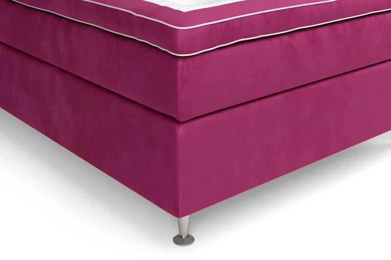 Celine Kontinentalsäng 120x200cm - Rosa/Sammet - Products - Möbler - Säng - Kontinentalsäng