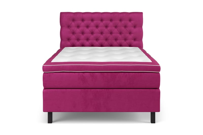 Celine Kontinentalsäng 120x200cm - Rosa/Sammet - Products - Möbler - Säng - Kontinentalsäng