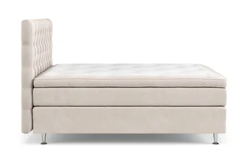 Celine Kontinentalsäng 140x200cm - Beige/Sammet - Products - Möbler - Säng - Kontinentalsäng