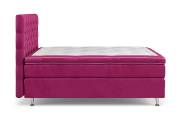 Celine Kontinentalsäng 140x200cm - Rosa/Sammet - Products - Möbler - Säng - Kontinentalsäng
