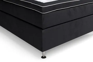 Celine Kontinentalsäng 140x200cm - Svart/Sammet - Products - Möbler - Säng - Kontinentalsäng