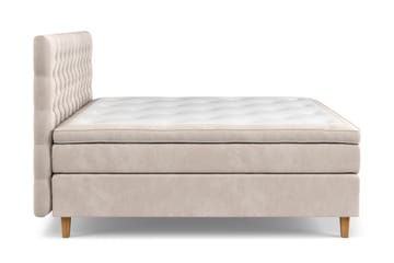 Celine Kontinentalsäng 160x200cm - Beige/Sammet - Products - Möbler - Säng - Kontinentalsäng