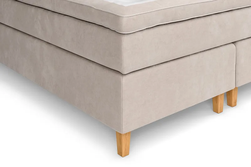 Celine Kontinentalsäng 160x200cm - Beige/Sammet - Products - Möbler - Säng - Kontinentalsäng