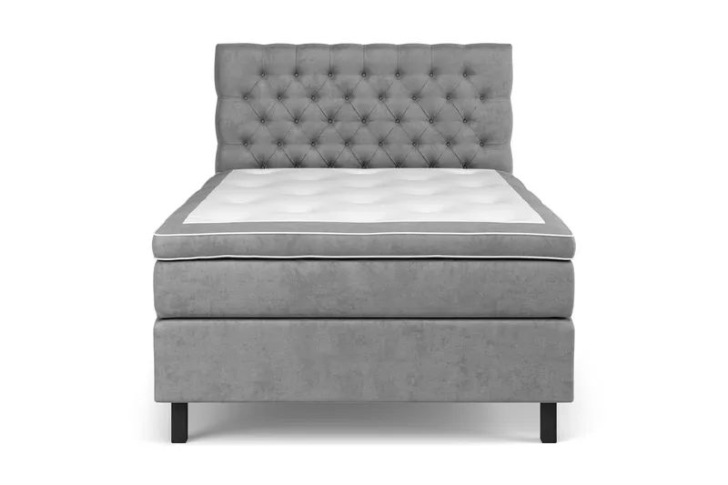 Celine Sängpaket 140x200cm, Grå/Sammet