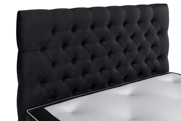 Celine Sängpaket 140x200cm - Svart/Sammet - Products - Möbler - Säng - Kontinentalsäng