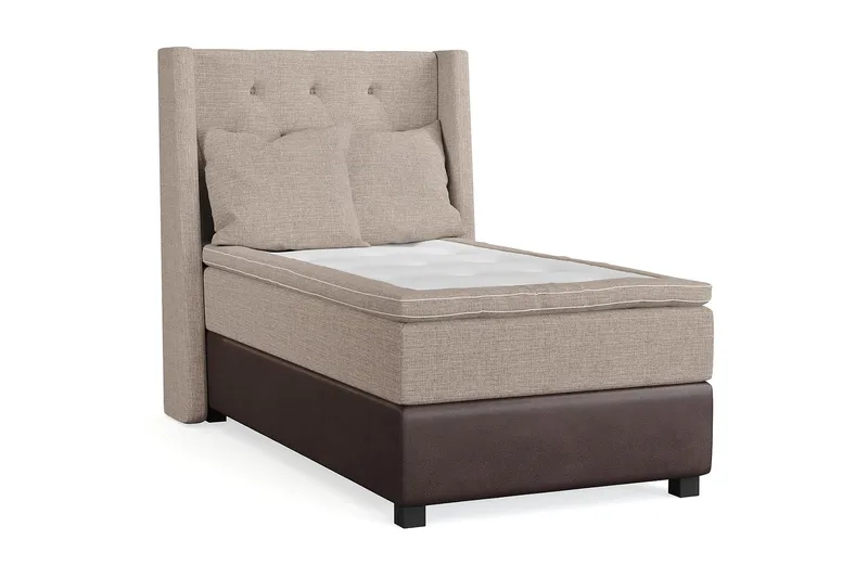 Cuba Kontinentalsäng 105x200 - (+Fler val) Beige/Brun - Products - Möbler - Säng - Kontinentalsäng