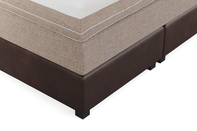 Cuba Sängpaket 160x200 med Två Bruna Kuddar - (+Fler val) Beige/Brun - Products - Möbler - Säng - Kontinentalsäng
