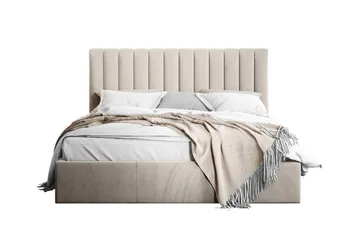 Derry Sängram med Förvaring 180x200 cm - Beige / Ljus - Products - Möbler - Säng - Sängram & sängstomme