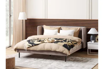 Diallo Sängram 160x200 cm - Taupe - Products - Möbler - Säng - S ängram & sängstomme