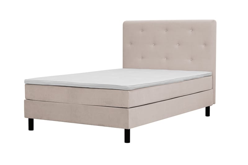 Dream Komplett Sängpaket 120x200 cm Assymetriska knappar - Beige - Products - Möbler - Säng - Kontinentalsäng