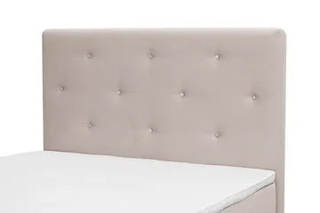 Dream Komplett Sängpaket 120x200 cm Assymetriska knappar - Beige - Products - Möbler - Säng - Kontinentalsäng
