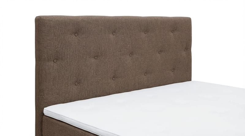 Dream Komplett Sängpaket 150x200 cm Assymetriska knappar - Brun - Products - Möbler - Säng - Kontinentalsäng