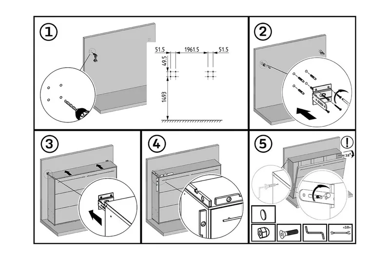 Concept Pro Sängskåp 90x200 cm Wilson & Wood Vit - Products - Möbler - Säng - Gästsäng & extrasäng - Sängskåp