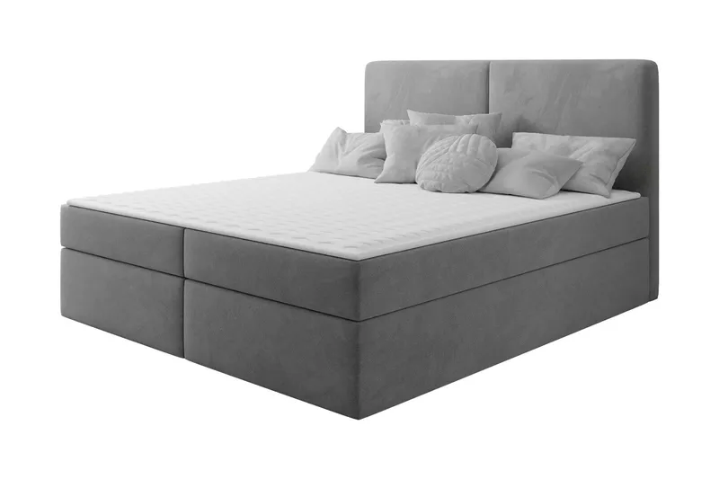 Garris Sängpaket Kontinentalsäng 140x200 cm, Grå