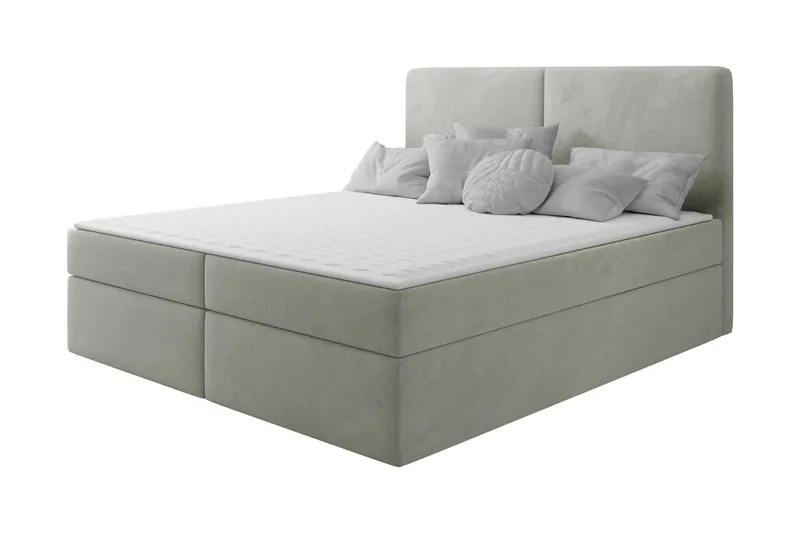 Garris Sängpaket Kontinentalsäng 140x200 cm - Ljusgrå - Products - Möbler - Säng - Komplett sängpaket