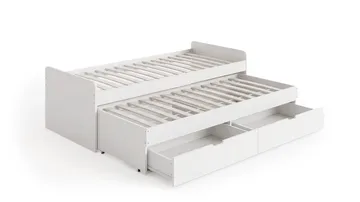 Ingen mellanmadrass - Vit