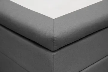 Hilton Komplett Sängpaket 180x200 cm Kontinentalsäng med rutad sänggavel - Grå - Products - Möbler - Säng - Kontinentalsäng