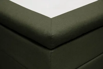 Hilton Komplett Sängpaket 180x200 cm Kontinentalsäng med rutad sänggavel - Grön - Products - Möbler - Säng - Kontinentalsäng