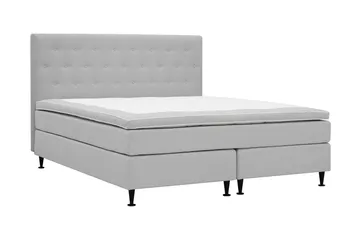 Hilton Plus Komplett Sängpaket 160x200 cm - Grå - Products - Möbler - Säng - Komplett sängpaket