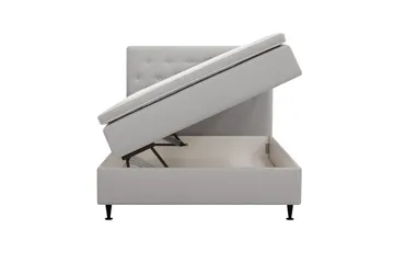 Hilton Plus Komplett Sängpaket med Förvaring 120x200 cm - Grå - Products - Möbler - Säng - Säng med förvaring