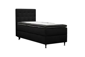 Hilton Plus Komplett Sängpaket med Förvaring 90x200 cm - Antracit - Products - Möbler - Säng - Enkelsäng