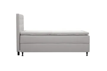 Hilton Plus Komplett Sängpaket med Förvaring 90x200 cm - Grå - Products - Möbler - Säng - Säng med förvaring