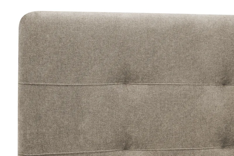 Hilton Premium Komplett Sängpaket 160x200 cm Kontinentalsäng med Sänggavel - Ljusbrun Tyg - Products - Möbler - Säng - Kontinentalsäng