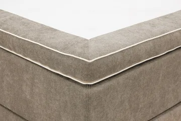 Hilton Premium Kontinentalsäng 180x200 cm - Ljusbrun Tyg - Products - Möbler - Säng - Kontinentalsäng
