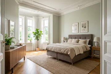 Hilton Premium Komplett Sängpaket 180x200 cm Kontinentalsäng med Sänggavel - Brun Tyg - Products - Möbler - Säng - Kontinentalsäng