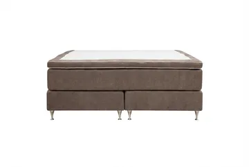 Hilton Premium Kontinentalsäng 160x200 cm - Brun Tyg - Products - Möbler - Säng - Kontinentalsäng