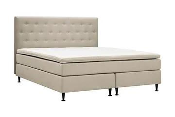 Hilton Plus Komplett Sängpaket 180x200 cm - Beige - Products - Möbler - Säng - Komplett sängpaket