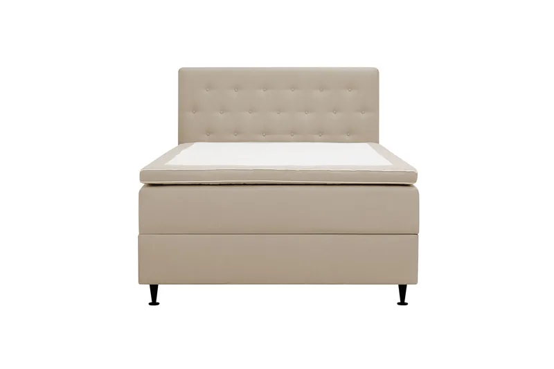 Hilton Plus Komplett Sängpaket med Förvaring 140x200 cm - Beige - Products - Möbler - Säng - Enkelsäng