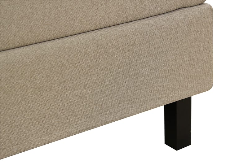 HVILA Classic Komplett Sängpaket 160x200 cm Kontinentalsäng med rutad sänggavel - Beige - Products - Möbler - Säng - Kontinentalsäng