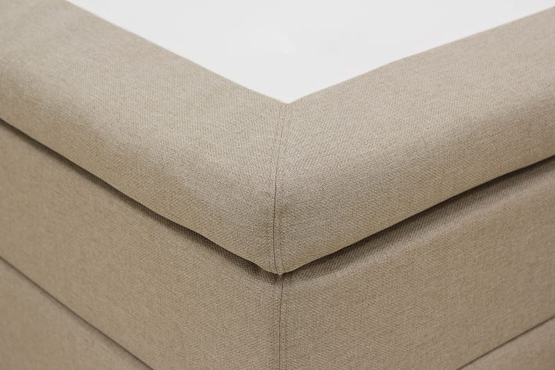HVILA Classic Komplett Sängpaket 160x200 cm Kontinentalsäng med rutad sänggavel - Beige - Products - Möbler - Säng - Kontinentalsäng