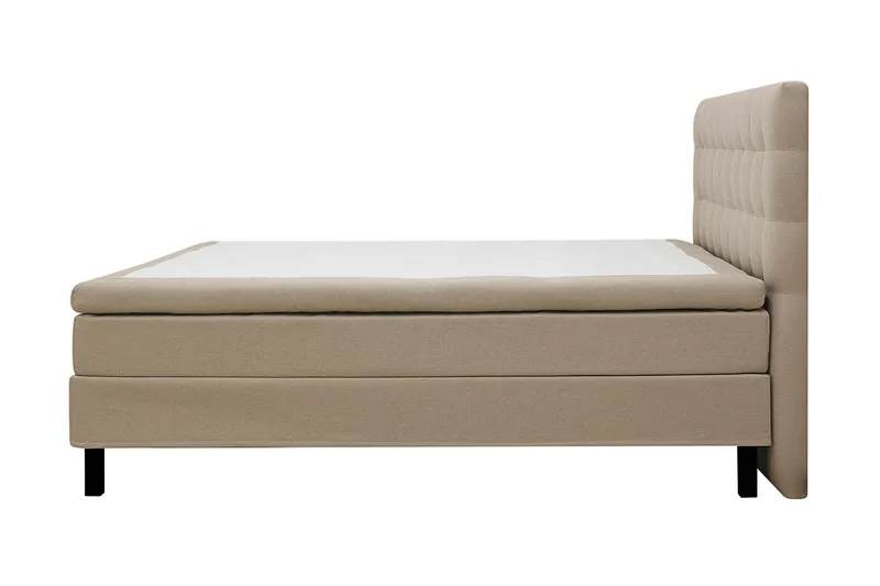 HVILA Classic Komplett Sängpaket 180x200 cm Kontinentalsäng med rutad sänggavel - Beige - Products - Möbler - Säng - Kontinentalsäng