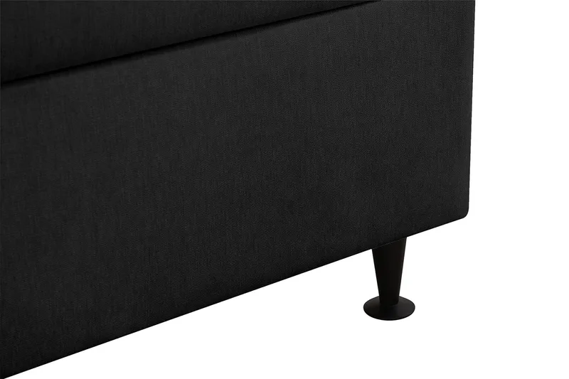 HVILA Plus Kontinentalsäng med Förvaring 160x200 cm - Antracit - Products - Möbler - Säng - Enkelsäng