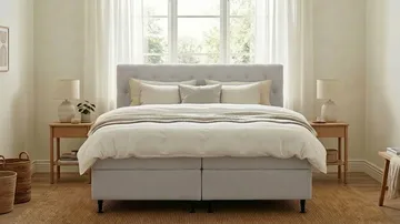 HVILA Plus Komplett Sängpaket med Förvaring 180x200 cm - Grå - Products - Möbler - Säng - Säng med förvaring