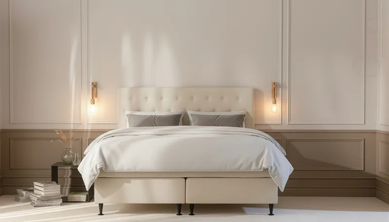 HVILA Plus Komplett Sängpaket 160x200 cm - Ljusbeige - Products - Möbler - Säng - Komplett sängpaket