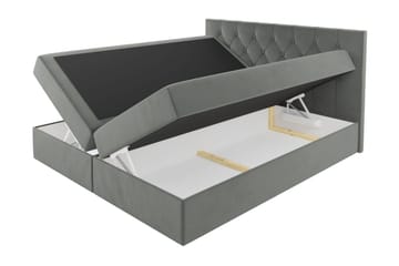 Jitendera Sängpaket Kontinentalsäng 120x200 cm med Förvaring - Grön - Products - Möbler - Säng - Komplett sängpaket
