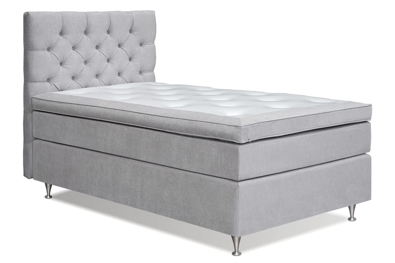 Joluma Sängpaket Fast 140x200 cm - (+Fler val) 140x200 cm Ljusgrå - Products - Möbler - Säng - Kontinentalsäng