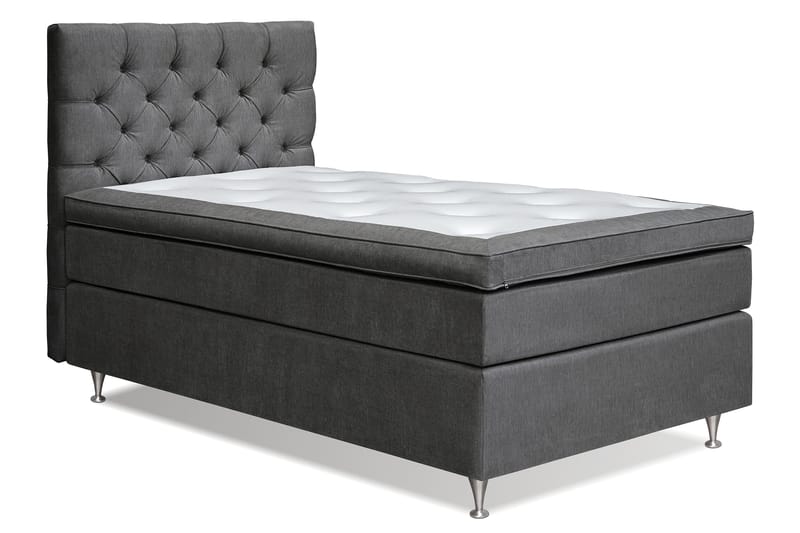 Joluma Sängpaket Fast 140x200 cm - (+Fler val) 140x200 cm Mörkgrå - Products - Möbler - Säng - Kontinentalsäng