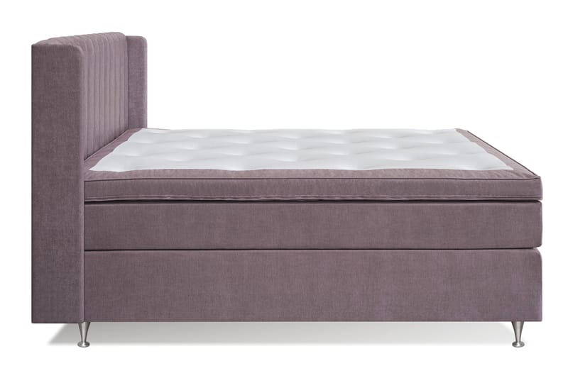 Joluma Sängpaket Fast 180x200 cm - (+Fler val) 180x200 cm Mörkrosa - Products - Möbler - Säng - Kontinentalsäng