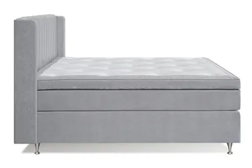 Joluma Sängpaket Fast/Medium 180x200 cm - (+Fler val) 180x200 cm Ljusgrå - Products - Möbler - Säng - Kontinentalsäng